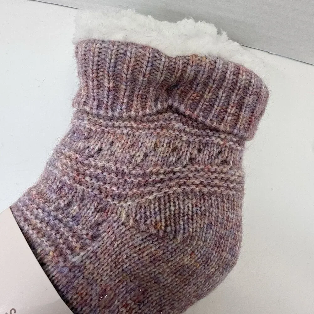 SOMA Slipper Socks In Pink One Size New